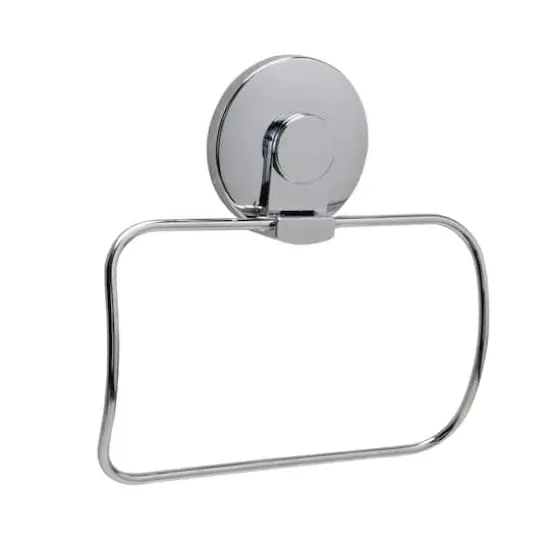 Bath Bliss Chrome Gel Suction Towel Holder {1}