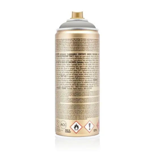 Montana&trade; Gold Acrylic Professional Spray Paint G7030 Iron Curtain {7}