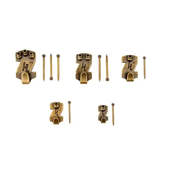 HangZ&trade; 10lb-100lb. Gallery Picture Hooks Value Pack {3}