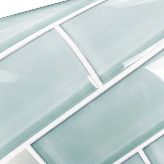 RoomMates Aqua Seaglass Subway Peel & Stick Sticktile {8}