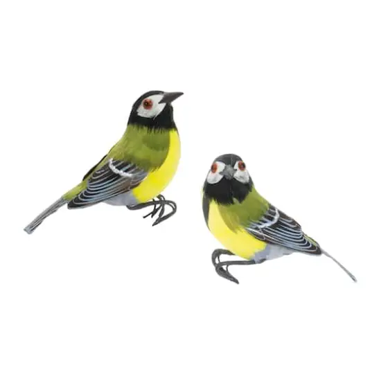 Foam & Feather Birds Decoration Set {5}
