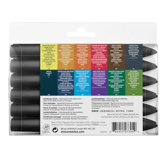 Winsor & Newton® ProMarker™ Landscape Tones 12 Watercolor Marker Set {4}