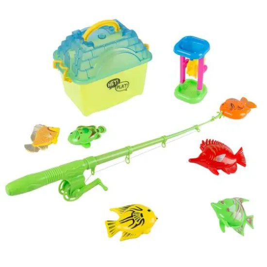 Toy Time Kid's Toy Fishing Set {1}