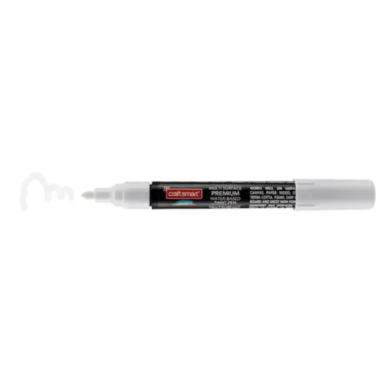 Premium Broad Tip Matte Water-Based Paint Pen by Craft Smart&reg; White {3}