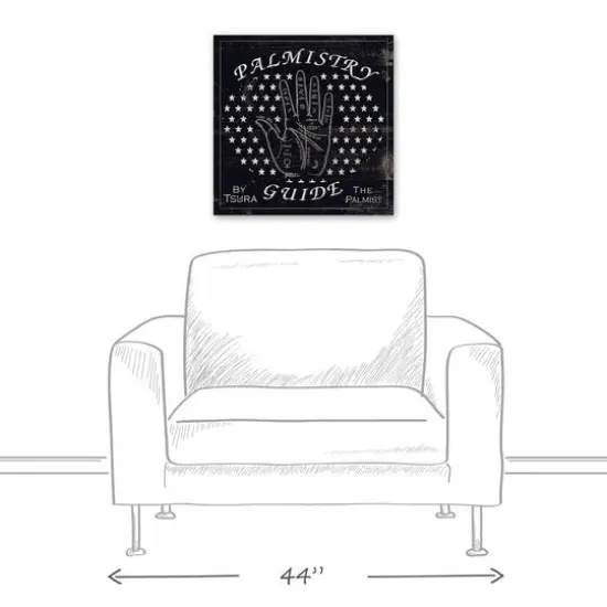Palm Reading Guide 3 20" x 20" Canvas Wall Art {6}