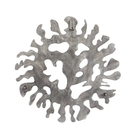 Set of 3 Silver Aluminum Modern Wall Decor, 25" x 25" x 25" {6}