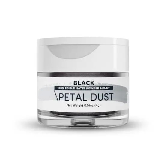 Bakell&reg; Petal Dust Edible Matte Finish Powder Black {3}