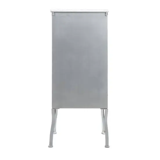 Hello Honey&reg; Antique White Rustic Farmhouse Storage Cabinet {10}