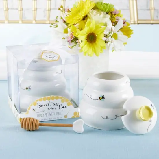 Kate Aspen&reg; Sweet As Can Bee Ceramic Honey Pot {9}