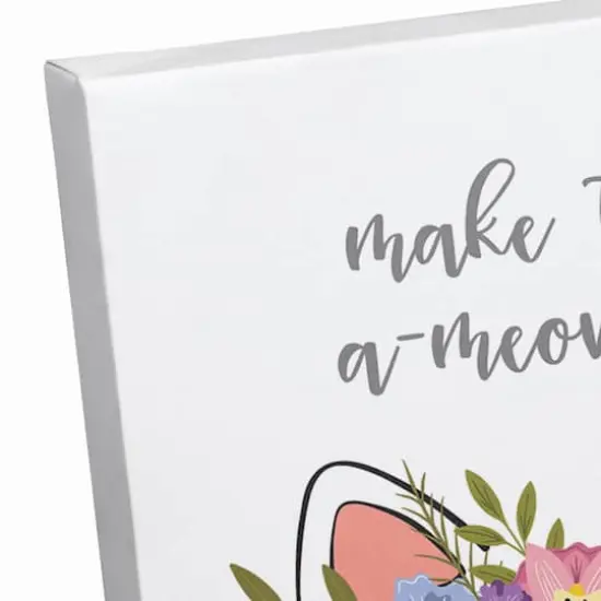 Make Today A Meow-Zing Canvas Wall Art {4}