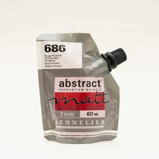 Sennelier Matt Abstract&reg; Acrylic, 60mL 686 Primary Red {1}
