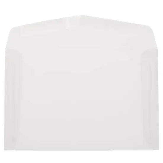 JAM Paper 6" x 9" Translucent Clear Vellum Envelopes, 25ct. {3}