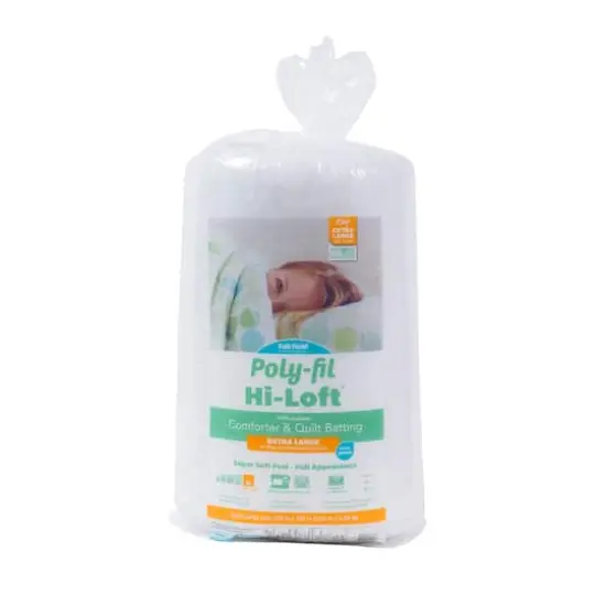 Poly-fil Hi-Loft&reg; Comforter & Quilt Batting, 120" x 120" {1}