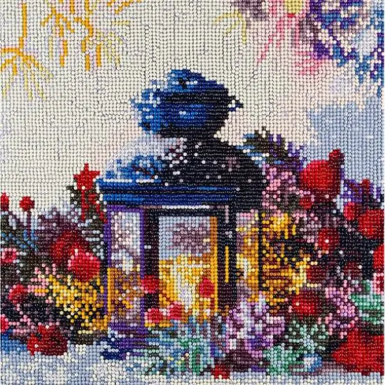 Diamond Art Holiday Edition Lantern Full Drill Kit {1}