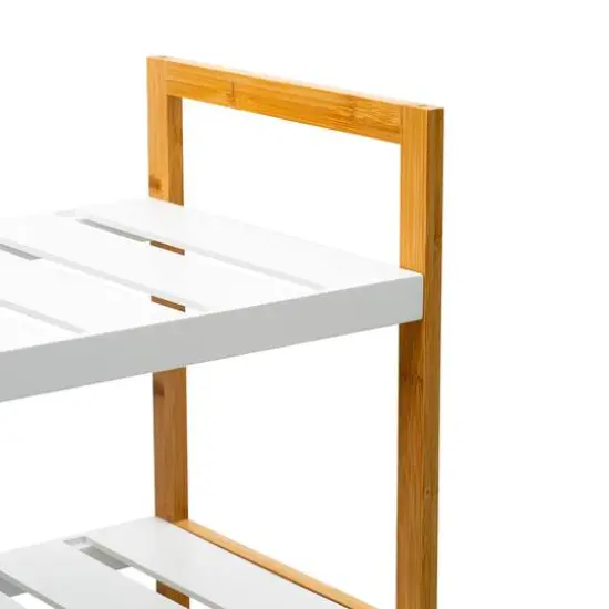 Organize It All Sonora Bamboo 2-Tier Stackable Shoe Racks, 2ct. {7}