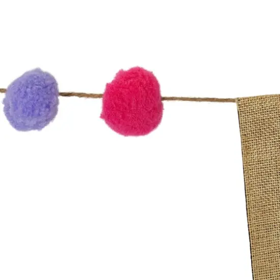 80" Multicolor Easter Embroidered Hanging Wall Banner {4}