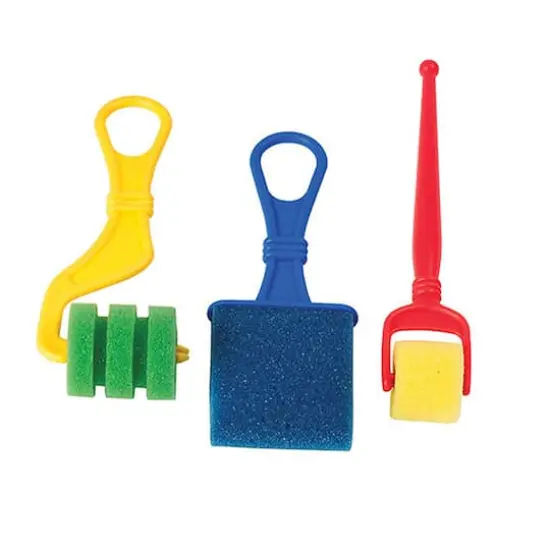 Creativity Street Assorted Colors & Sizes Foam Rollers & Brush Classroom Pack, 14ct. {3}