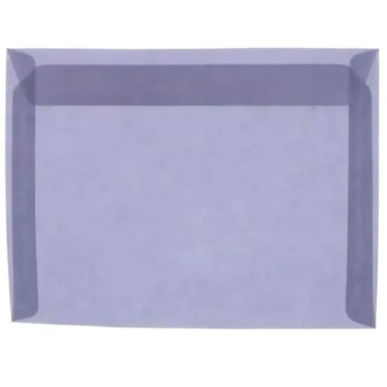 JAM Paper 9" x 12" Booklet Vellum Envelopes, 25ct. Wisteria Purple {1}