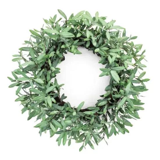 29" Olive Leaf Foliage Wreath {1}