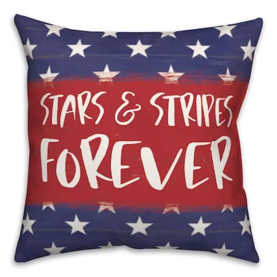 Stars & Stripes Forever Accent Pillow {1}
