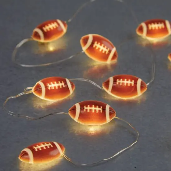 18ct. Warm White LED Football Crafting Lights by Celebrate It&trade; {3}