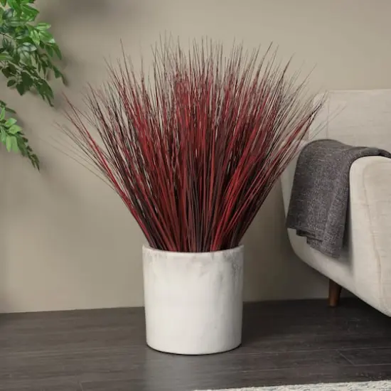 3ft. Potted Red Foliage Artificial Plant {3}