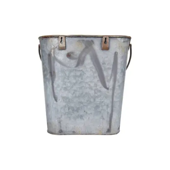 Hello Honey&reg; Magazine & Toilet Paper Wall Tin Bucket {5}