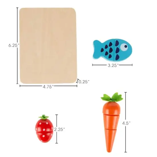 Toy Time Wooden & Magnetic Pretend Play Food Set {3}