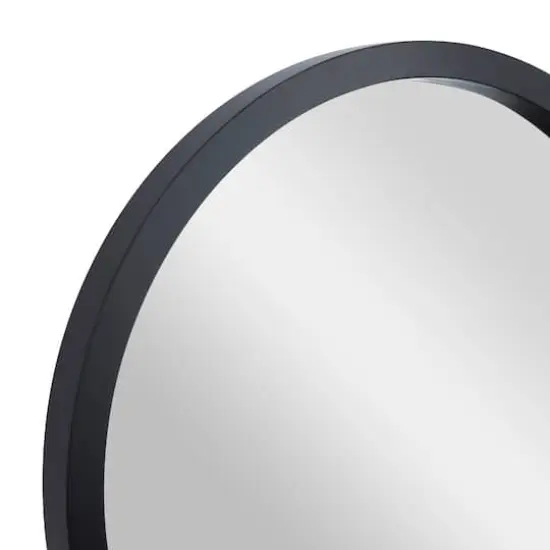 Black Contemporary Wall Mirror, 30" x 2" x 30" {4}