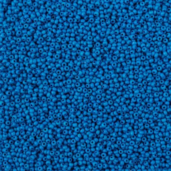 John Bead Terra Intensive 11/0 Czech Glass Seed Beads, 250g Blue Matte {1}