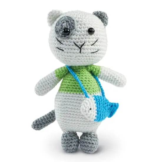 Intermediate Cat Amigurumi Crochet Kit by Loops & Threads&reg; {1}