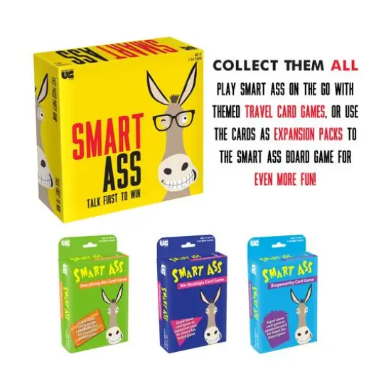 Smart Ass Everything 80s Card Game {7}