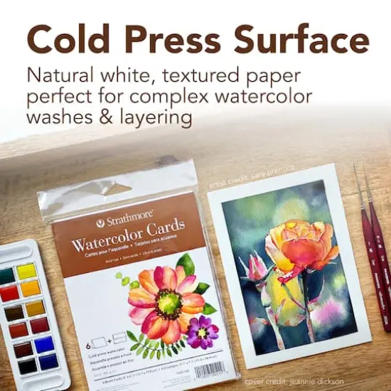 Strathmore&reg; 5" x 7" Watercolor Cards & Envelopes {4}