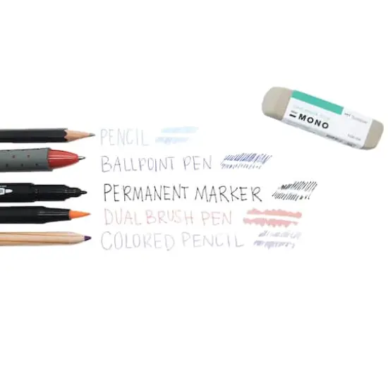 Tombow Mono Colored Pencil Erasers, 2ct. {6}