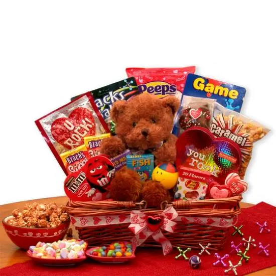 You Rock! Kids Valentine's Gift Basket {1}
