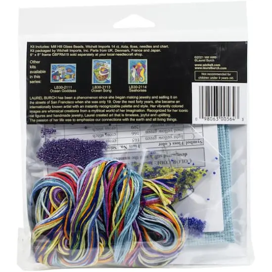 Mill Hill&reg; Laurel Burch&trade; Peces Beaded Counted Cross Stitch Kit {4}