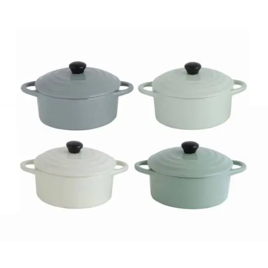 Hello Honey&reg; Stoneware Mini Bakers with Lids Set {1}
