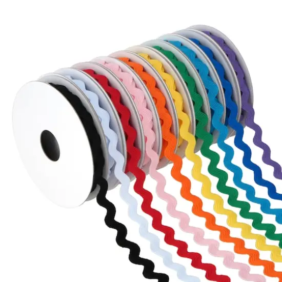 3/8" x 2yd. Ric Rac Value Pack Ribbon by Celebrate It&reg; Primary Colors {1}
