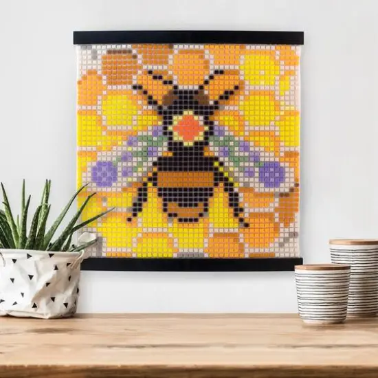 Perler&trade; Snappix&trade; Folksy Bee Fuse Beads Craft Kit {8}