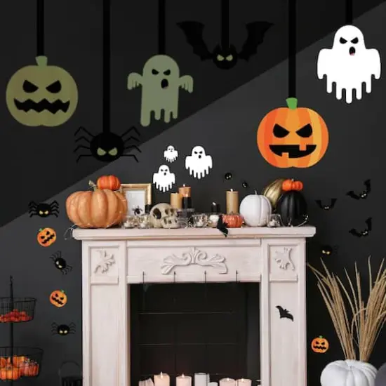 RoomMates Glow In The Dark Halloween Peel & Stick Giant Decals {3}