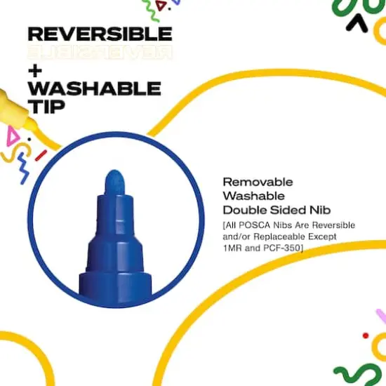 uni&reg; POSCA&reg; PC-7M Bullet Marker Black {7}