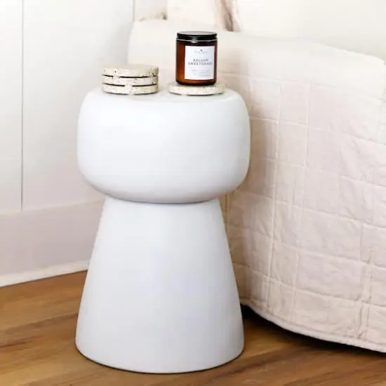 Hello Honey&reg; Eggshell Round Terrazzo Coaster Set {4}