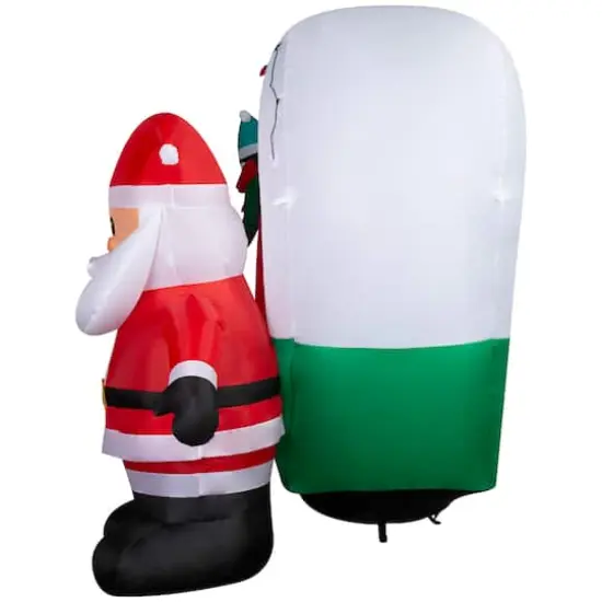9ft. Airblown&reg; Inflatable Santa's RV {4}