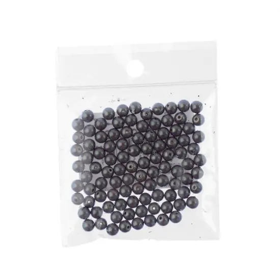 Preciosa Maxima 4mm Pearlescent Glass Nacre Pearls, 100ct. Pearlescent Violet {3}