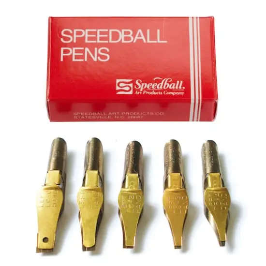 Speedball&reg; C Series Left-Handed Pen Nib Set {1}