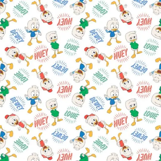 Disney&reg; Classics Multicolored Huey, Dewey, & Louie Cotton Fabric {1}