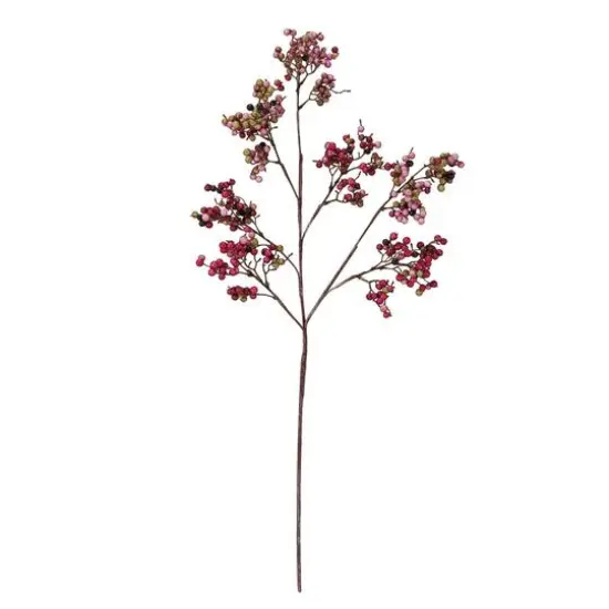 Hello Honey&reg; 38.25" Burgundy Faux Berry Stem {1}