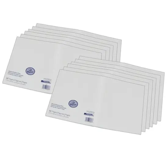 Art Street&reg; 11" x 8.5" Beginner Plain Sketch Booklet, 12ct. {1}