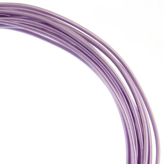 John Bead 12 Gauge Aluminum Jewelry Wire, 30ft. Purple {1}