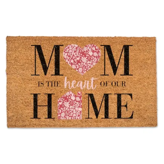 Mom is the Heart of our Home Door Mat {1}